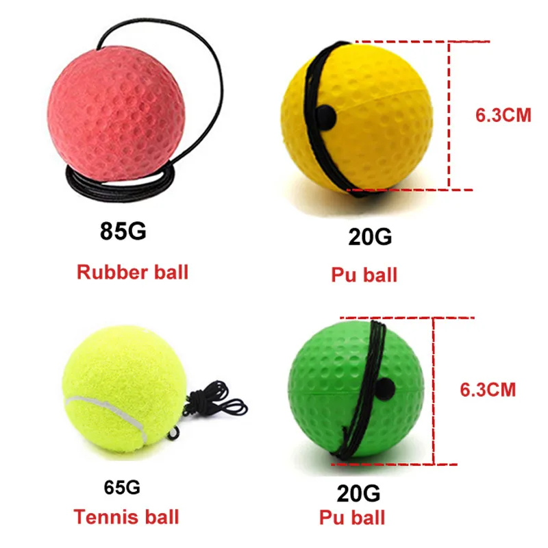 Boxing Speed Ball Sports Exercise Training Equipment for Fitness Punching Head-mounted Balls Gloves Workout Tennis Kids Unisex
