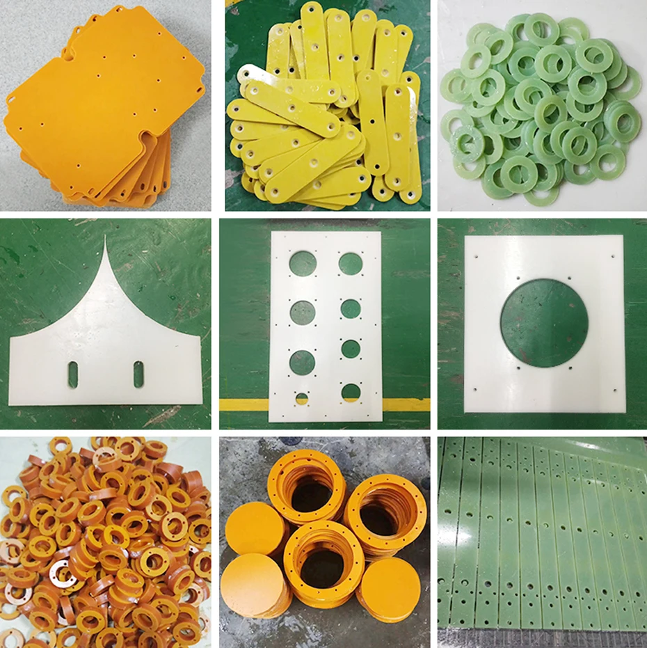 

Custom epoxy board 3240 insulation resin board fiber glass high temperature electric wood bakelite processing engraving custom