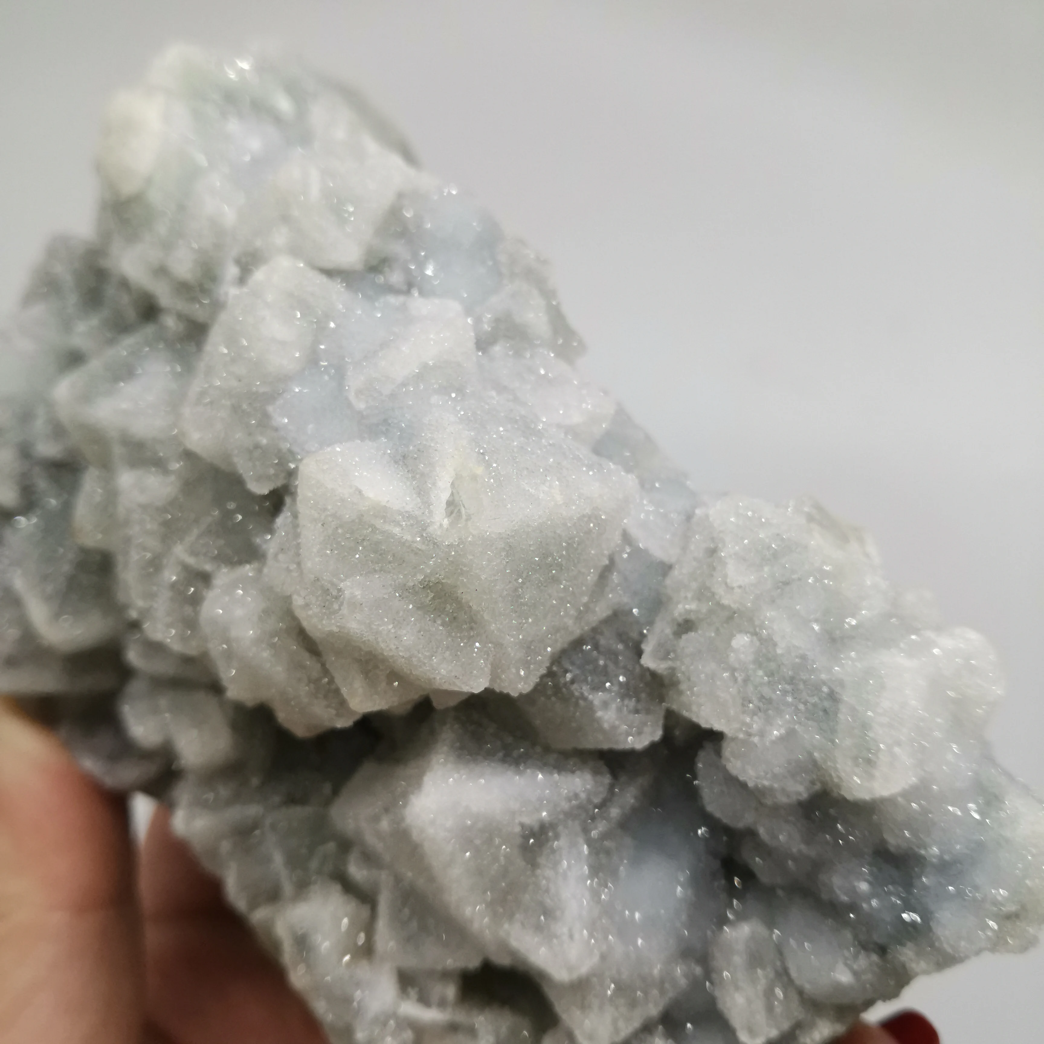 Dohaibogoo натуральный флюорит образец 822 г Blende кварц натуральный халкопирит камни и минералы# XT246