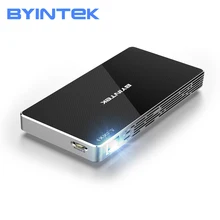 BYINTEK UFO P10 портативный android wifi перезаряжаемый мини HD светодиодный