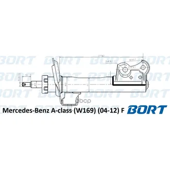 

Suspension shock absorber per gazoмасл Bort art. G22250373