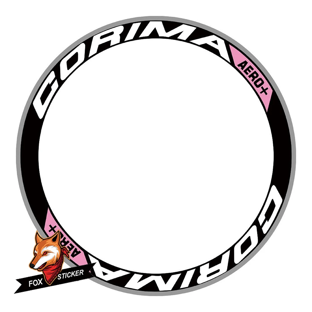 700c road bicycle carbon wheelset sticker 30/38/40/50/55/60/80/88mm brand road bicycle wheels sticker