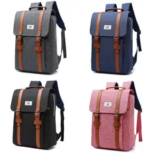 Women Canvas Backpack Casual Rucksacks Female 15 inch laptop Backpacks College Student School Backpack Women Mochila