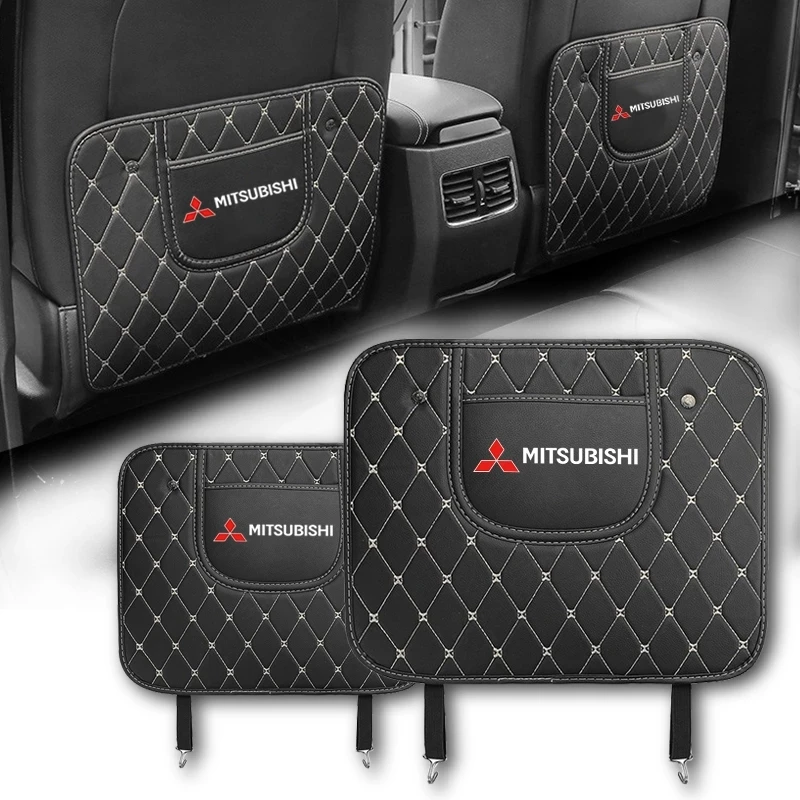 Автомобильное сиденье противоударный коврик кожаный для Mitsubishi Lancer ASX Mirage Pajero Sport