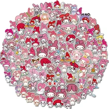 

30/50/100PCS Cartoon Anime Kuromi My Melody Deco Stickers Computer Motorcycle Skateboard Toy Graffiti Sticker Christmas Gift