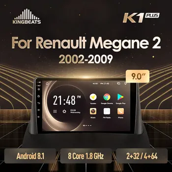 

KingBeats Android 8.1 head unit 4G in Dash Car Radio Multimedia Video Player Navigation GPS For Renault Megane 2 2002 - 2009