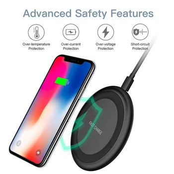 

Qi Wireless Charger For SAMSUNG GALAXY S10+ Heat dissipation Wireless charging base For SAMSUNG GALAXY S10/S10e