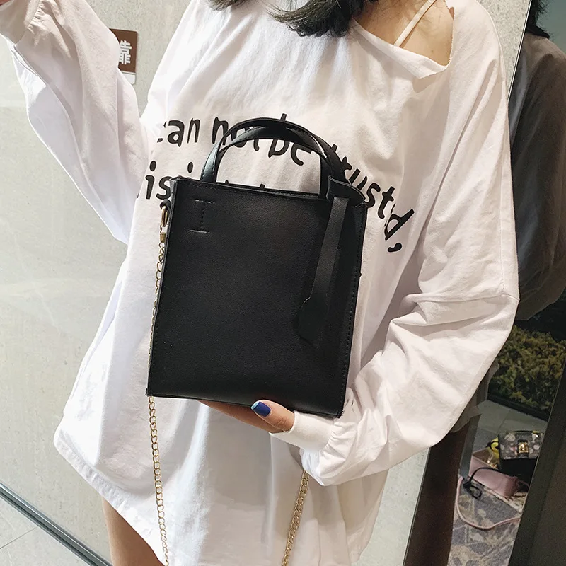 

2019 New Style Spring And Summer Korean-style Solid Color Fashion Simple Hipster Single-shoulder Bag for Women Shoulder WOMEN'S