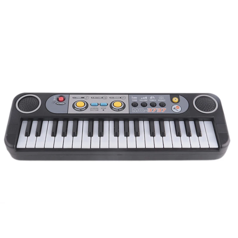  Mini 37 Keys Electone Keyboard Learning Musical Instruments Toys With Microphone Early Educational 