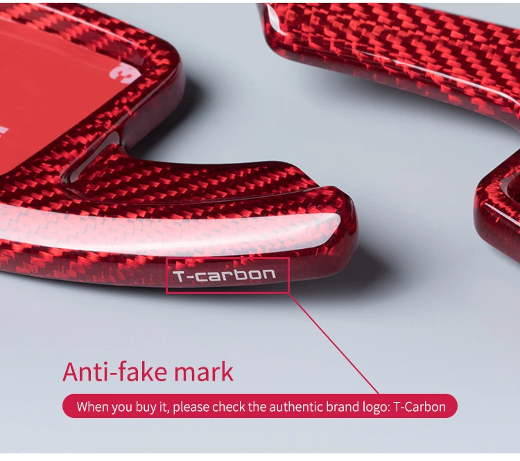 T-carbon Steering Paddle Shifter For Audi A3 A4 A6 A7 C8 A8 D5 E-tron Car Shift Paddle Shifter Gear Accessories