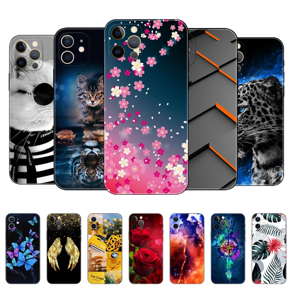 Per Iphone 12 Custodia Per Iphone 12 Mini 12 Pro Max Custodia Cover Posteriore Per Telefono Per Apple Iphone12 12Pro Custodia Morbida In Silicone Cust