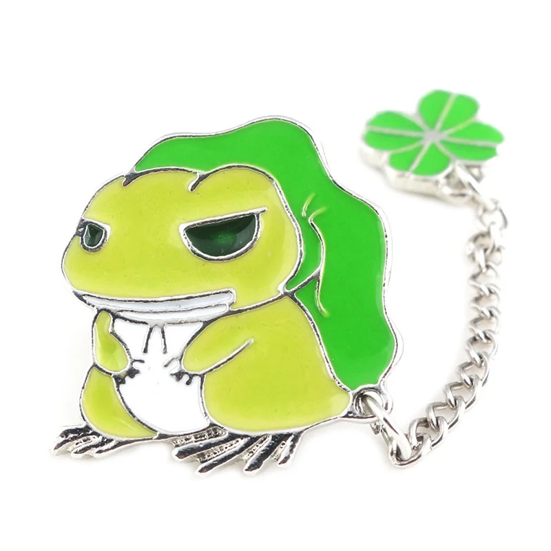 Funny Frog Pepe Pin Brooch Sad Frog Enamel Pin Badges Pop Culture Pins Jewelry thinker drink Pepe Pride Lapel Pin Badge
