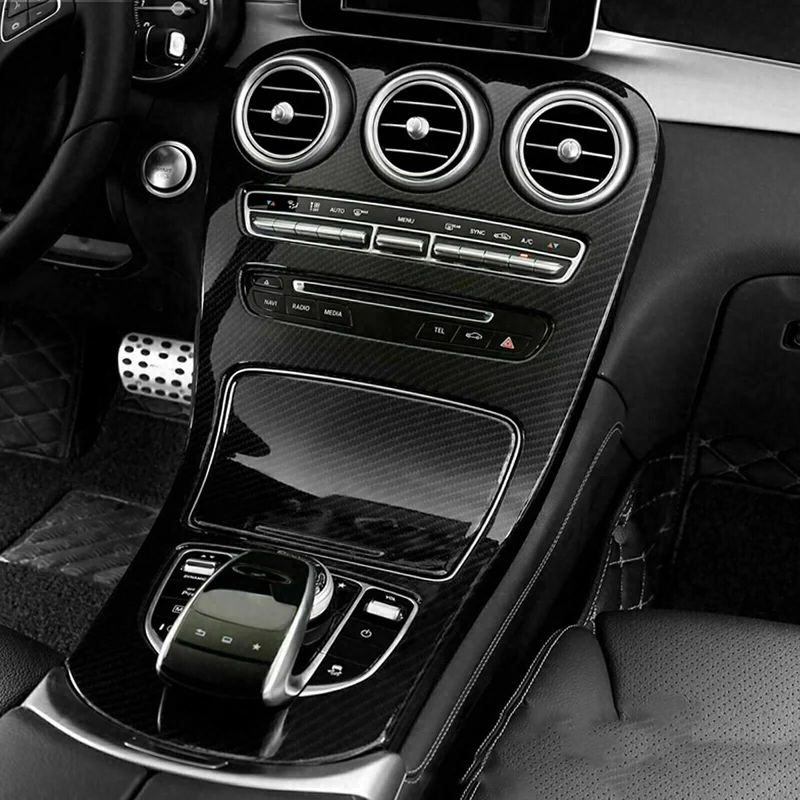 Для Mercedes-Benz CLC C Класс стиль консоль панельная Накладка для коробки передач