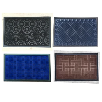 

Door Mat Floor Mat Carpet Thick Rubber Waterproof Non Slip Easy Clean DoorMats Indoor Outdoor Entrance Home Hotel Pure L004