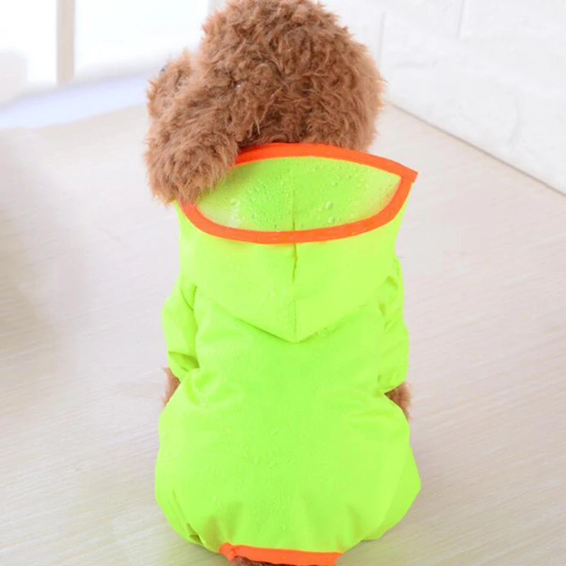 

Dog Pet Waterproof Clothing Jumpsuit Clothes For Small Dogs Outdoor Breathable Hoody Jacket Waterproof Pet Dogs Raincoat