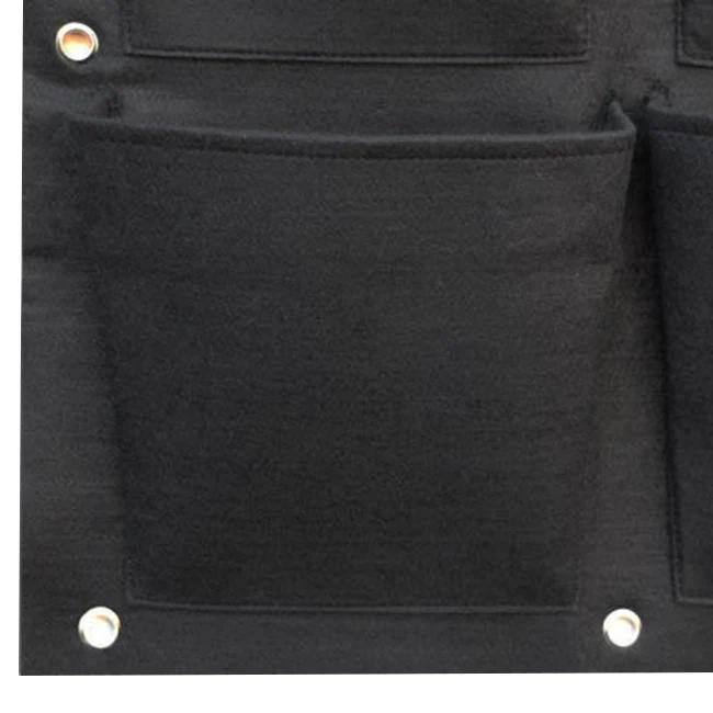 Садовый фетровый горшок для дома и улицы 12 отделений черный|Тканевые горшки