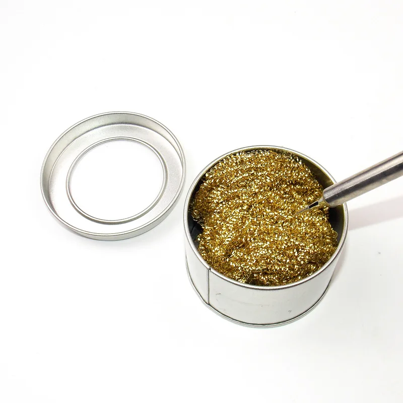 

Electric Solder Tip Cleaning Maker Soldering Iron Tsui Cleaning Ball Soldering Iron Tip Clean Ball/Remover Wire Sponge Maintenan