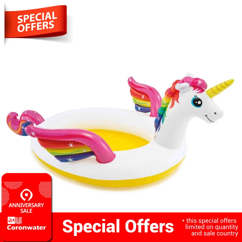 

Pool Inflatable 57441 Above Ground Unicorn Children Sprayer Pool 57441