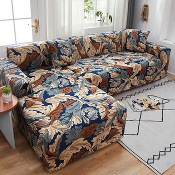 

Modern Sectional L Shape Stretch Elastic Sofa Cover Set Corner Sofa Mat Collection Furniture Protector for Living Room