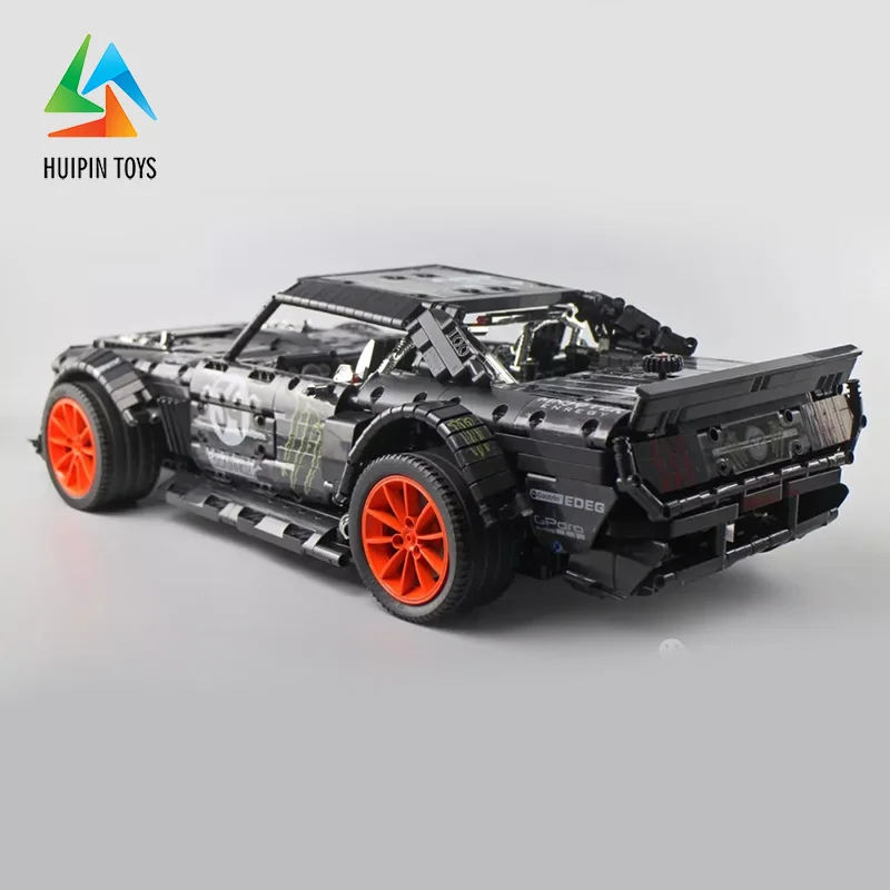 Новые MOC-22970 строительные блоки Forde Mustango Hoonicorn RTR V2 Nissann GT-R улучшенная модель детских игрушек