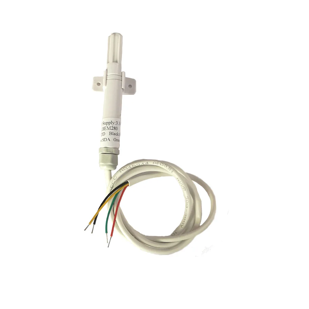 Taidacent Outdoor 3.3V 5V IIC I2C Digital Temperature Humidity Atmospheric Barometric Air Pressure Sensor Probe BME280 taidacent high temperature and humidity probe digital high temp resistant waterproof sht20 21 i2c temperature