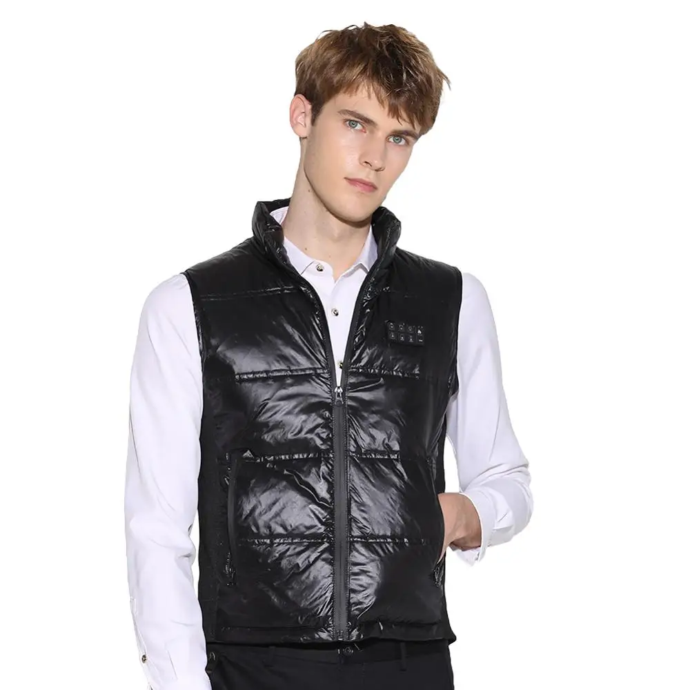

Men's 11 Zone Intelligent Temperature Control Electric Heating Vest Full Body Charging Vest Down Jacket For Winter Outdoor