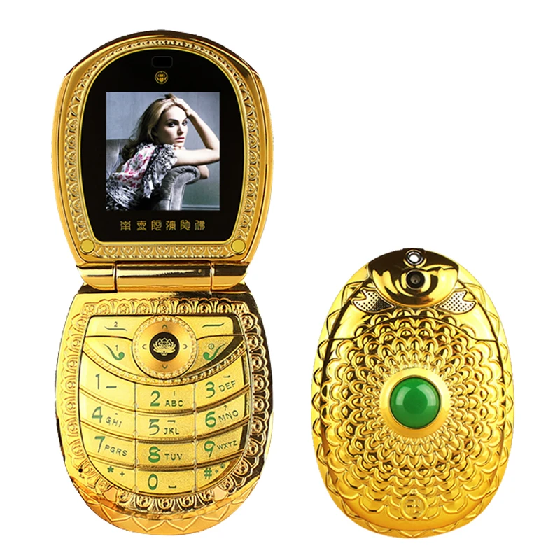 

Mafam U1 Flip Russian Keyboard Arabic Lotus Flower Jade Buddha FM MP3 MP4 Luxury Women Lady Gift Dual Sim Mobile Cellphone P512