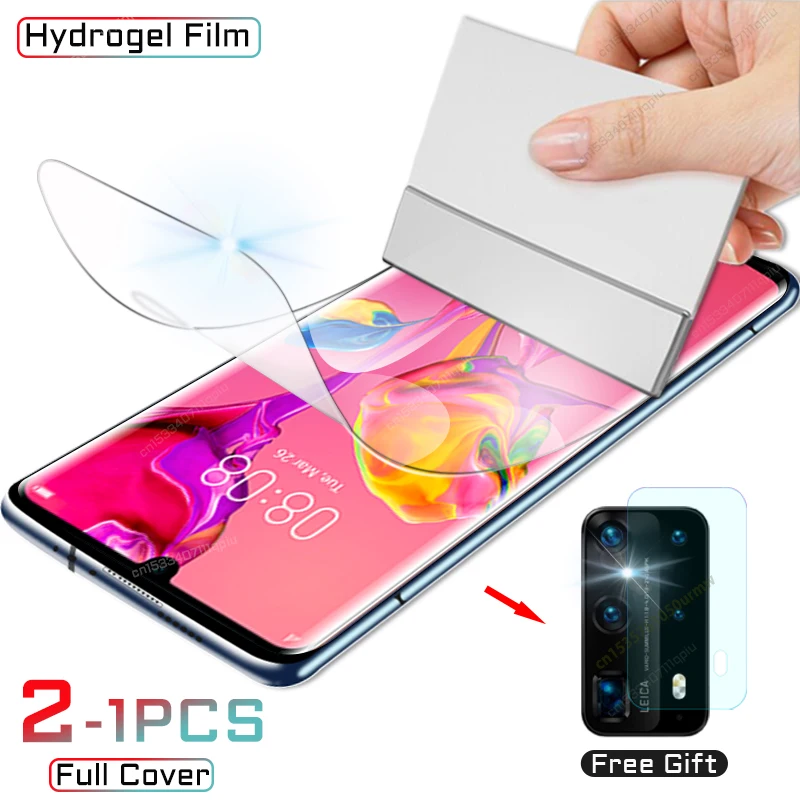 Гидрогелевая пленка с полным покрытием для Huawei P30 P20 P40 Pro Lite Защитная Mate P 20 30 40 smart Z
