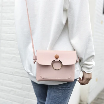 

Small Square Bag Women Handbag Shoulder Tote Messenger Satchel Crossbody Purse Faux Leather 2020 New