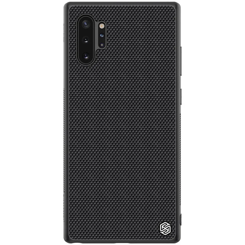 Black Для samsung Galaxy Note 10 Plus NILLKIN текстурированный Жесткий ПК+ мягкий, роскошный, из ТПУ жесткий пластиковый Полный чехол для телефона samsung Note10 Plus - Цвет: Black