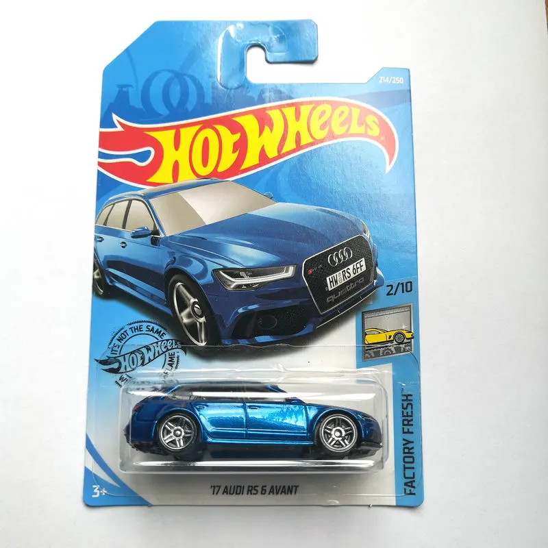 Hot Wheels 1: 64 автомобиль(AUDI RS 5 COUPE)(84 AUDI SPORT QUATTRO)(17 AUDI RS 6 AVANT) Коллекционное издание металлическая литая модель автомобилей - Цвет: AUDI RS 6 AVANT-214