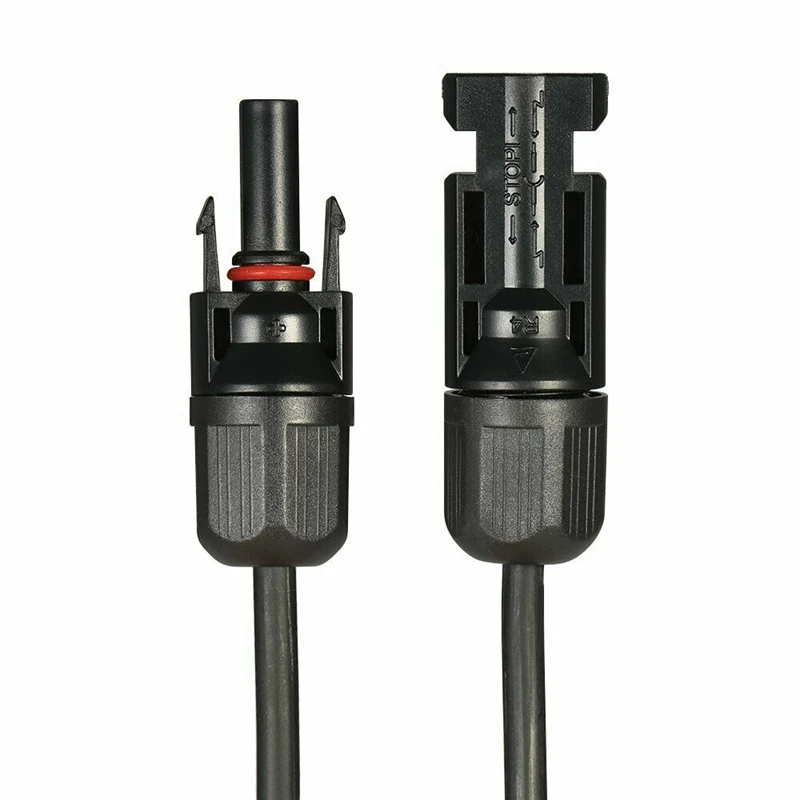 1 пара 10AWG панели солнечных батарей PV удлинитель с MC4 Женский Мужской Разъем 3.2Ft