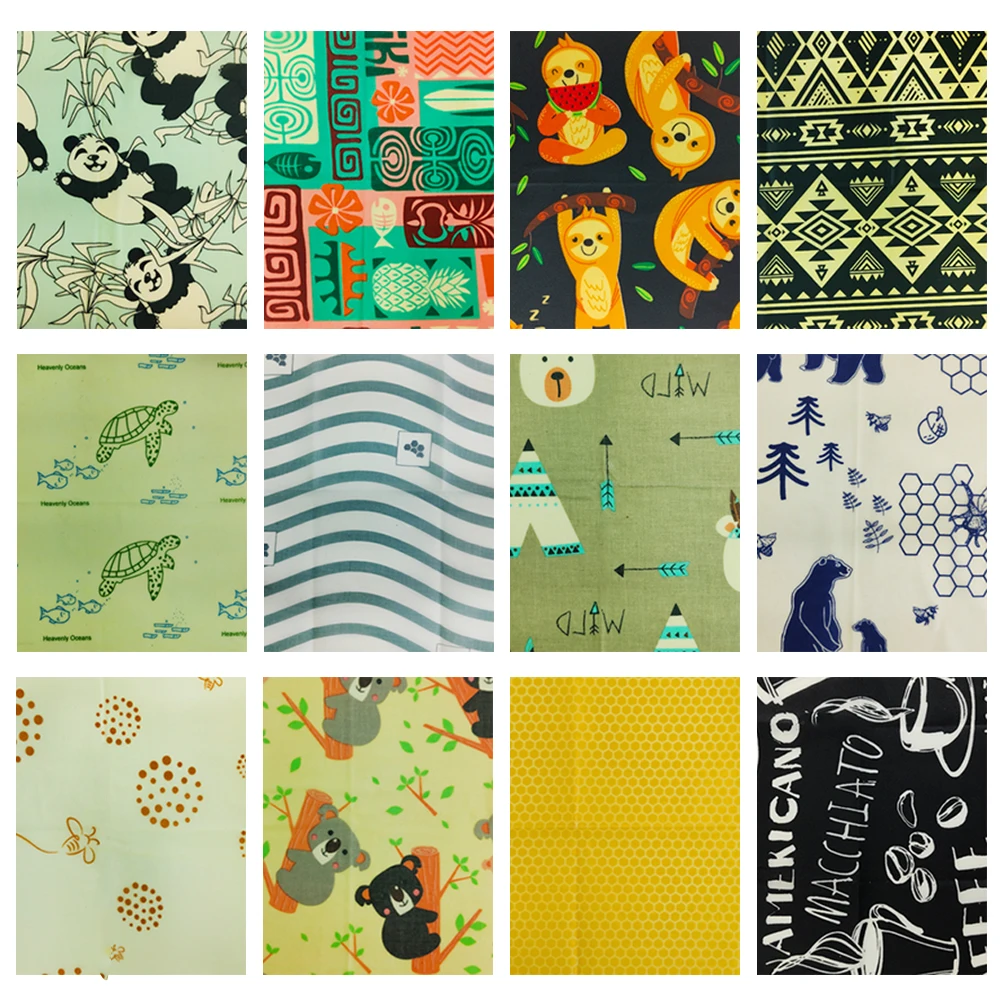 

Beeswax food wraps Large size set of 3