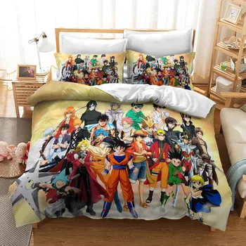 

Anime Dragon Ball Z 3D Printed Bedding Set Anime Duvet Cover Set Pillowcases Comforter Bedding Sets Bedclothes