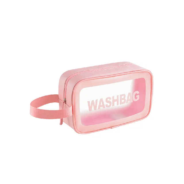 Women's Cosmetic Bag Female 2021 New Portable Travel Waterproof Large Capacity Storage Box Fashion Makeup Toiletry Bag Organizer Small Pink