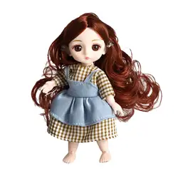Poupée articulée BJD 16CM, ensemble complet de Mini poupées pour filles, princesse, corps féminin, accessoires, jouets Kawaii pour filles 