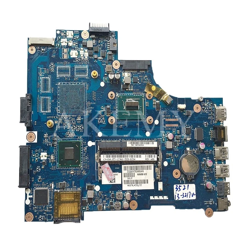 VAW11 LA-9102P REV: 17 de 1,0 для Dell Inspiron 3721 5721 материнская плата для ноутбука CN-0N9G7X 0N9G7X I7-3537U материнская плата для процессора originais