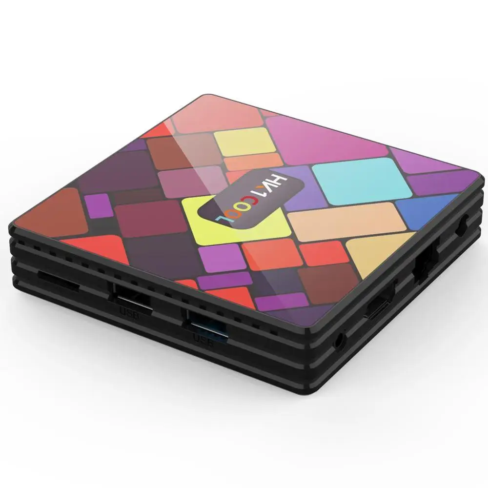 10 шт. HK1cool Android 9,0 ТВ приставка Rockchip RK3318 4 Гб DDR3 128 ГБ 2,4G 5G двойной WiFi 4K медиаплеер USB3.0 HK1 прикольная приставка