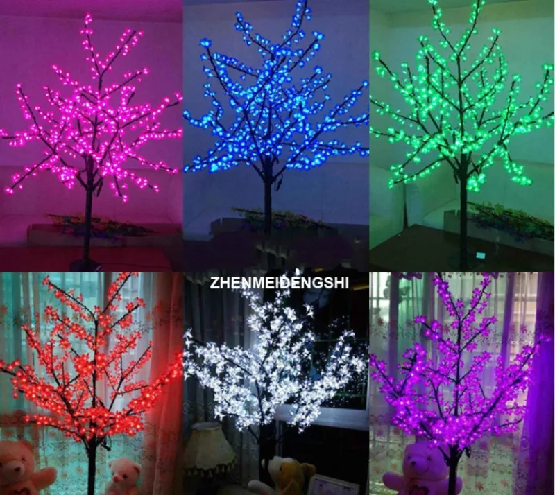 

LED Christmas Light Cherry Blossom Tree 1.5m/5ft Height 480pcs LED Bulbs 110/220VAC Rainproof fairy garden decor