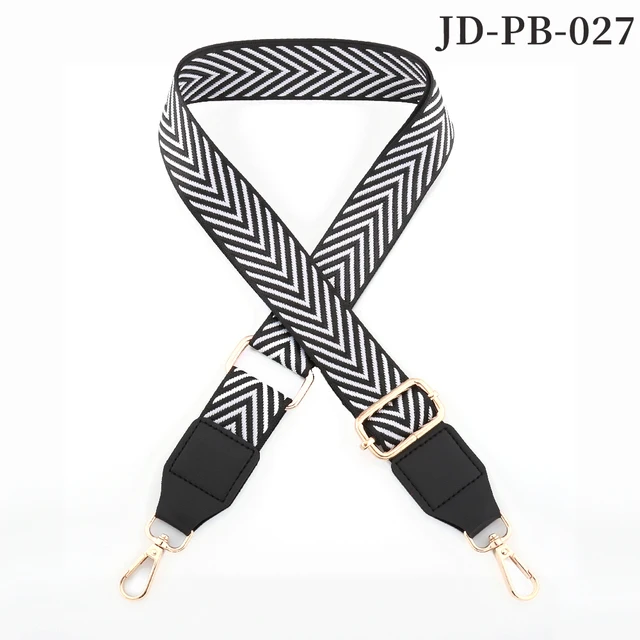 Bag Parts Accessories Shoulder Strap  for Handbags Adjustable Bag strap leather Belt Wide Rainbow  Purse Strap for Bag Replaceme JD-PB-027