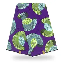 Лучшая Высокое качество 6 ярдов африканская ткань настоящий воск Анкара африканская вощеная ткань принтом африканская Анкара ткань