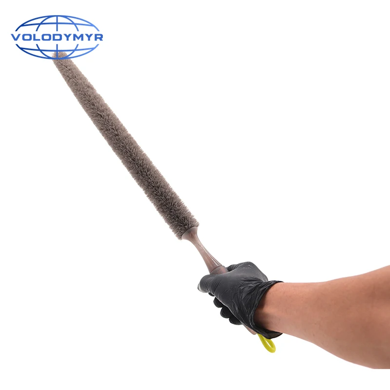 

Engine Compartment Brush Long Flexible Strong Detergent with Comfortable Handle for Car Cleaning Auto Clean Washing Detailing