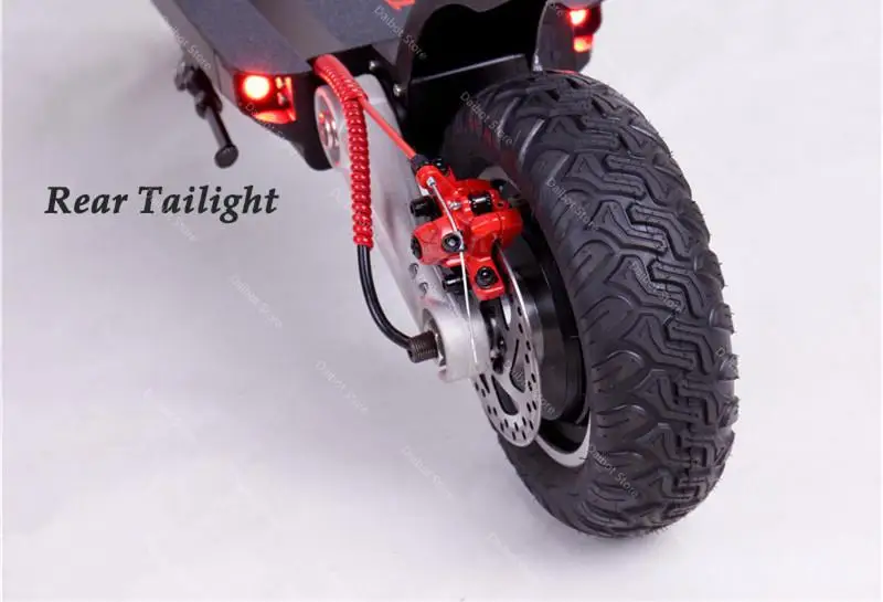 Daibot Powerful Electric Scooter 2 Wheels Electric Scooters 10 Inch 52V 2000W60V 3600W Folding Electric Bike With Rear Tail Box (69)
