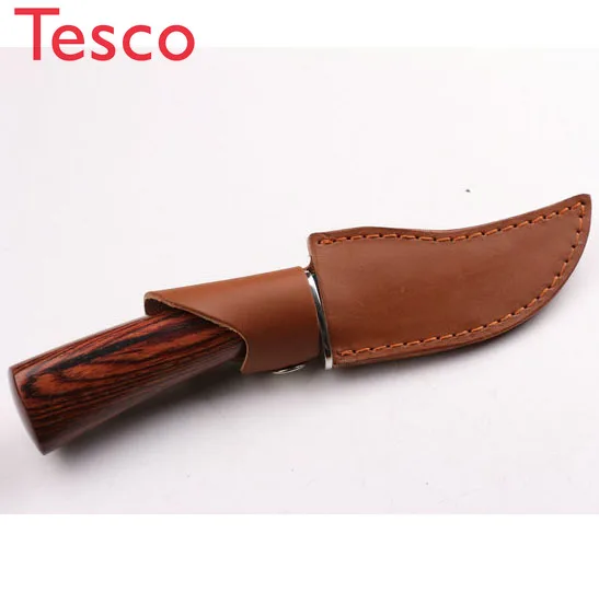 

OEM Damascus Steel Material hunting knife with natural Cocobolo handle