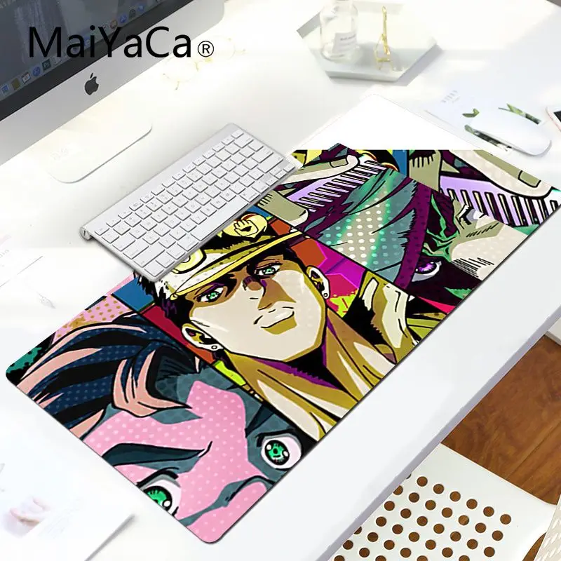 LockEdge 30X90cm MaiYaCa смешной JoJo's Необычные Приключения большой коврик для мыши PC компьютерный коврик большой Lockedge коврик для мыши PC компьютерный коврик игровой коврик для мыши - Цвет: LockEdge 30X90cm