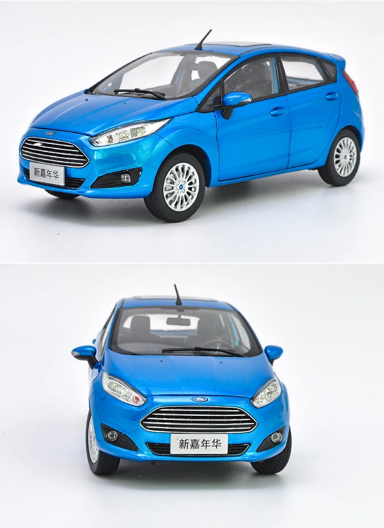 1:18 высокое тщательное FORD FIESTA сплав модель автомобиля статические металлические модельные автомобили с оригинальной коробкой