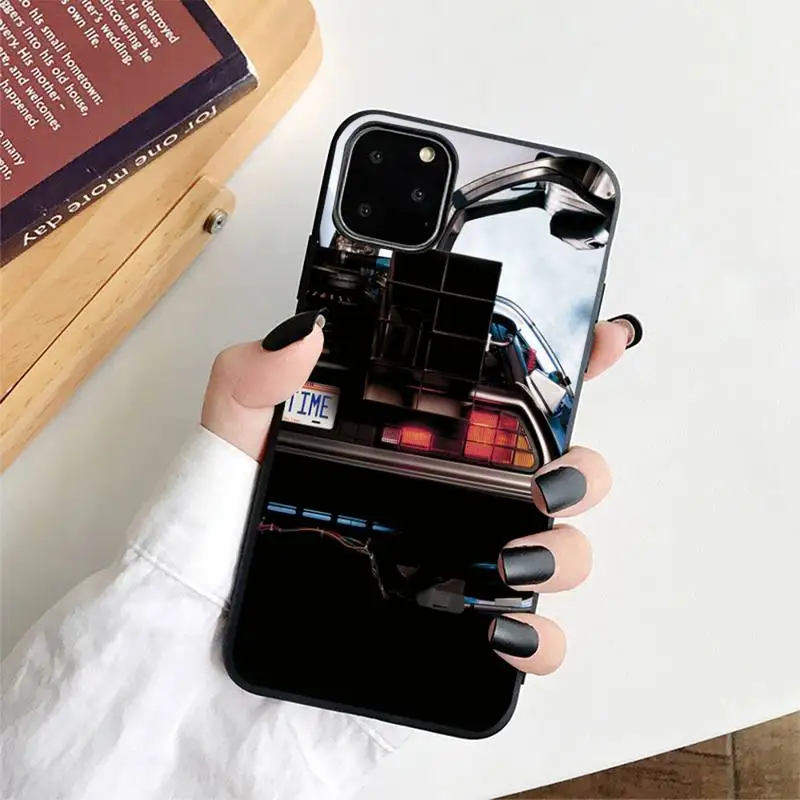 13 pro max cases Back To The Future Time Machine Phone Case for iphone 13 8 7 6 6S Plus X 5S SE 2020 XR 11 12 pro XS MAX case iphone 13 pro max