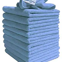 Без ворса микрофибра Exel Super Magic чистящие салфетки для полировки, мытья, воска и пыли. Синий(упаковка из 10