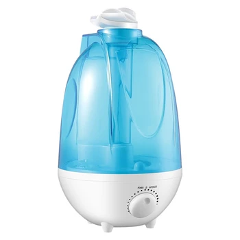 

4L Large Capacity Air Humidifier Mini Ultrasonic Humidifier Aroma Diffuser Mist Maker Air Purifier Humidifier 7 Color LED Light