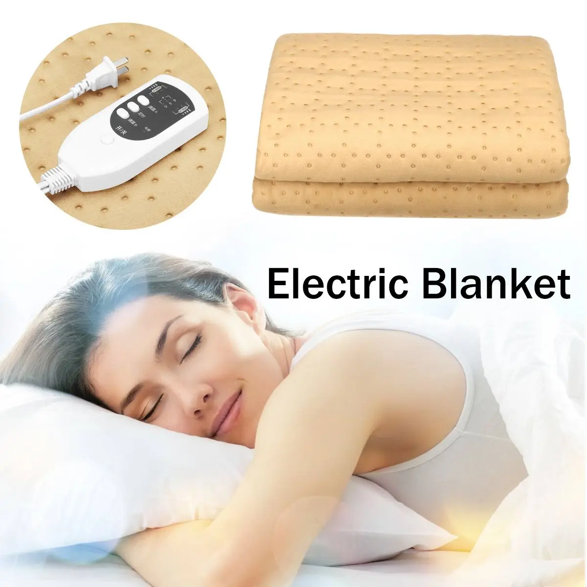 Electric Blanket Bedroom Heater Electric Heating Blanket Rug Double Size For Body Bed Warmer Electric Heater